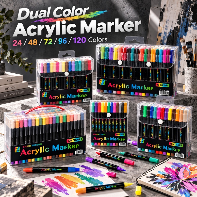 Dual Color Acrylic Paint Marke - Copic Marker Classic 评论和价格