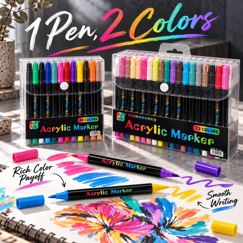 Dual Color Acrylic Paint Marke - Copic Marker Classic 评论和价格